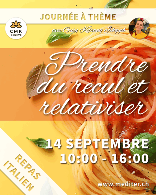 Dimanche 14 septembre - Prendre du recul et relativiser